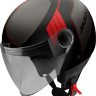 AXXIS Square Convex Red шлем открытый красный