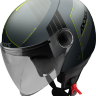 AXXIS Square Convex Grey шлем открытый серый