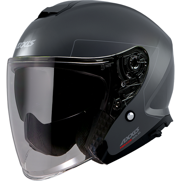AXXIS OF504SV Mirage SV Solid Titanium Matt шлем открытый серый матовый
