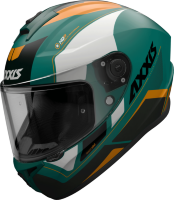 AXXIS FF112C Draken S Wind Matt Green шлем интеграл зеленый матовый