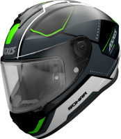 AXXIS FF112C Draken S Sonar Matt Fluor Green шлем интеграл зеленый матовый