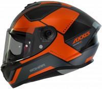 AXXIS FF112C Draken S Sonar Matt Fluor Orange шлем интеграл оранжевый матовый
