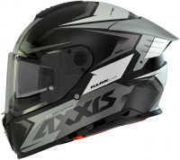 AXXIS FF122 Hawk SV EVO Ixil Matt Titanium шлем серый матовый