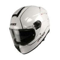AXXIS FF122SV Hawk SV Solid Gloss Pearl White шлем белый
