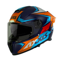 AXXIS FF122 Hawk SV EVO Ixil Matt Orange шлем оранжевый матовый