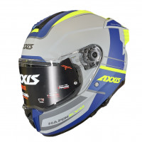 AXXIS FF122 Hawk SV EVO Daytona Matt Grey шлем серый матовый